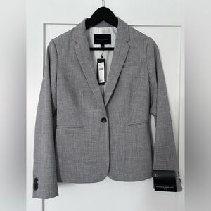 Banana Republic Women's Light Gray Suit Jacket